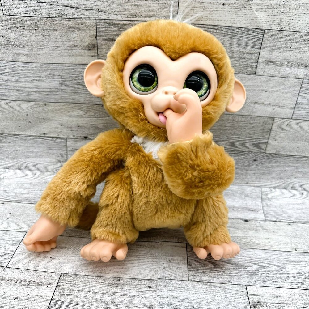 2017 Hasbro FurReal Interactive Monkey Plush‎ Works w/ Sounds